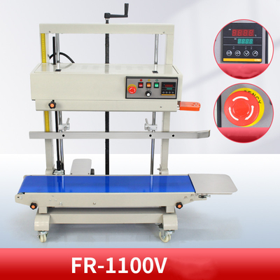 電動 FR-1100V プラスチックフィルムビッグポーチのための自動垂直連続帯シール
