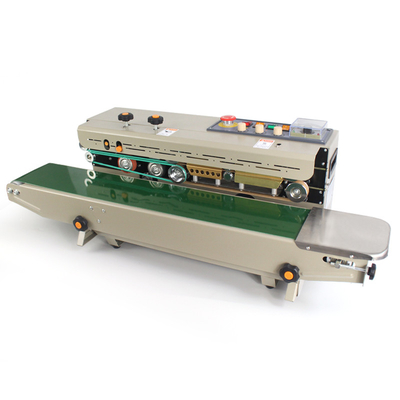 220V/110V アルミプラスチックバッグ 連続型固形インク日付印刷付き熱密封機