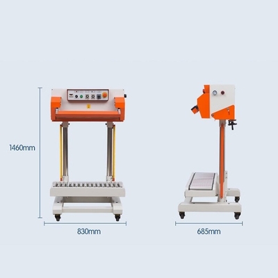 100 kg のプラスチック袋の連続帯密封機 密封速度 2~10m/min