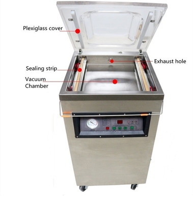 220V/50HZ DZ-600 穀物 米 レンガ 鮮肉 小型食品用 真空包装機