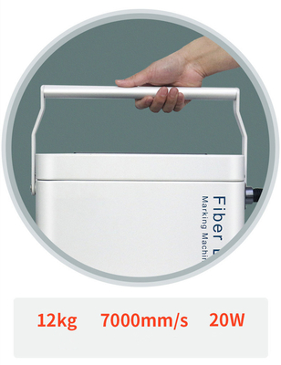 移動しやすい 20W 30W ポータブル金属彫刻機 空気冷却 彫刻面積 100x100mm