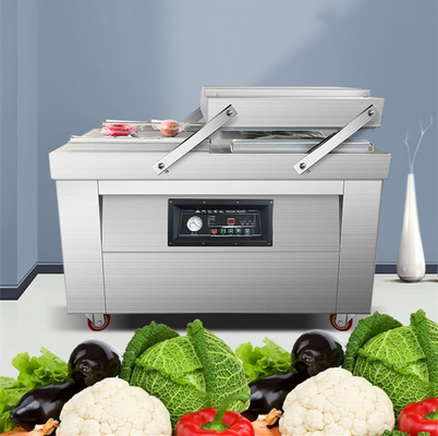 220V/50HZ DZ-400/SA フラットベッド ダブル・チャンバー 食品真空包装機 肉 稲 魚