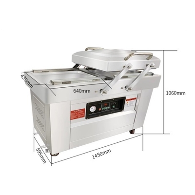 140 KG DZ600/2SB 食品用自動二室真空包装機