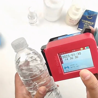 溶媒インク ミニ ハンドヘルド ポケットインクジェットプリンタ プラスチックバッグ 日付バーコード QRコード 3 KG