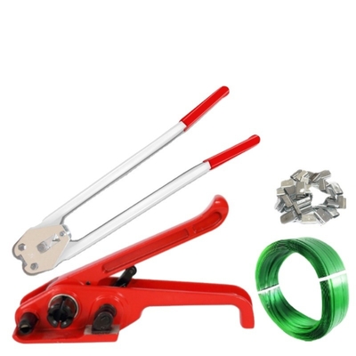 3.87 KG の 手持ちの PP PET ストラップ ストレッチャー シーラー セット で 梱包 プロセスを 向上 させてください