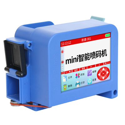 220×130×50mm スマートポータブル ミニ熱プリンター 黒色溶媒インクカートリッジ