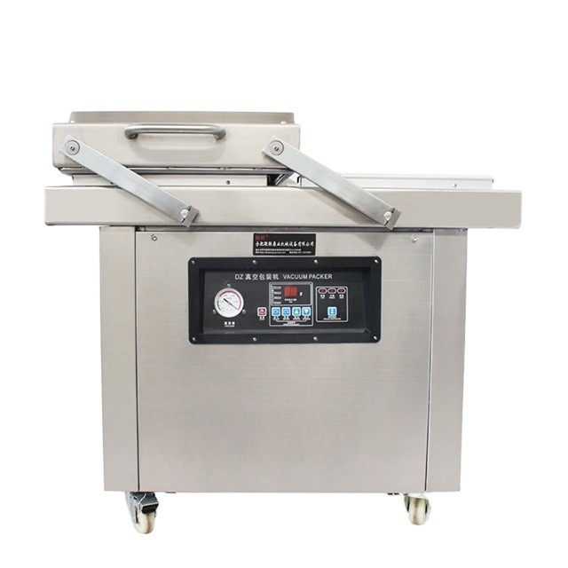 220V/50HZ DZ-400/SA フラットベッド ダブル・チャンバー 食品真空包装機 肉 稲 魚