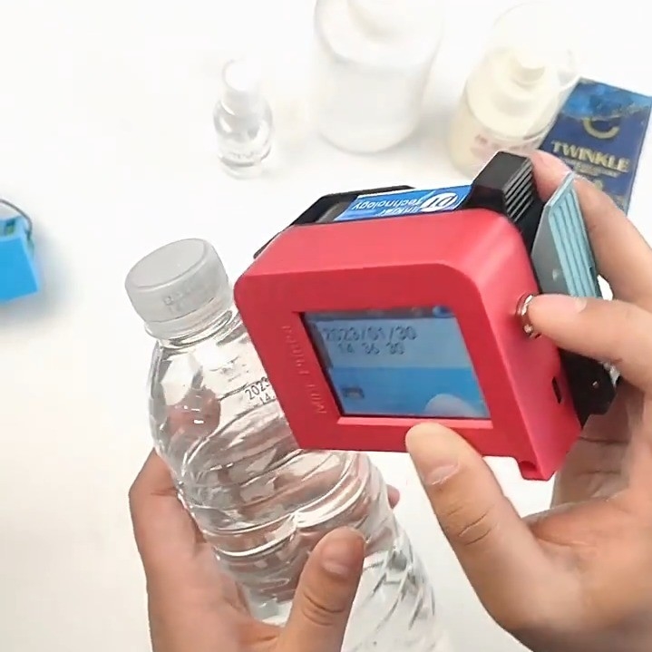 溶媒インク ミニ ハンドヘルド ポケットインクジェットプリンタ プラスチックバッグ 日付バーコード QRコード 3 KG